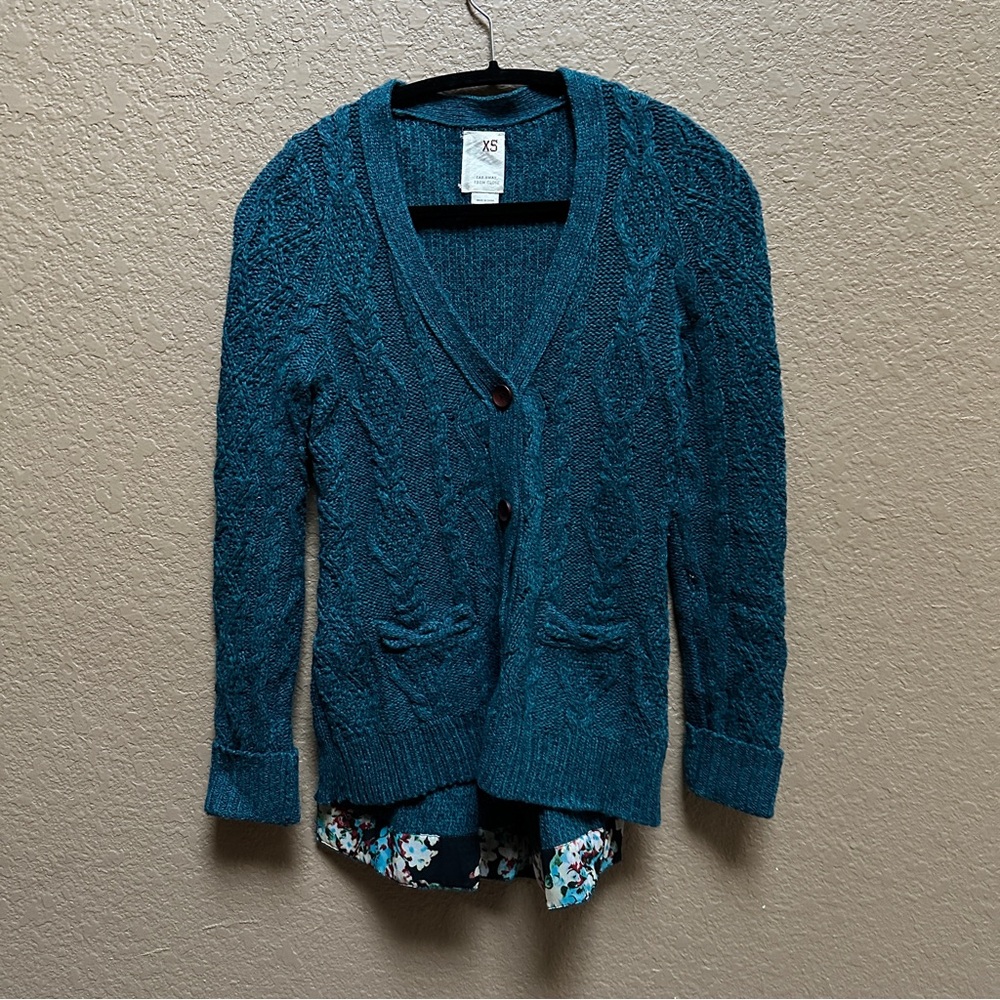 Chic Teal Women's Cardigan